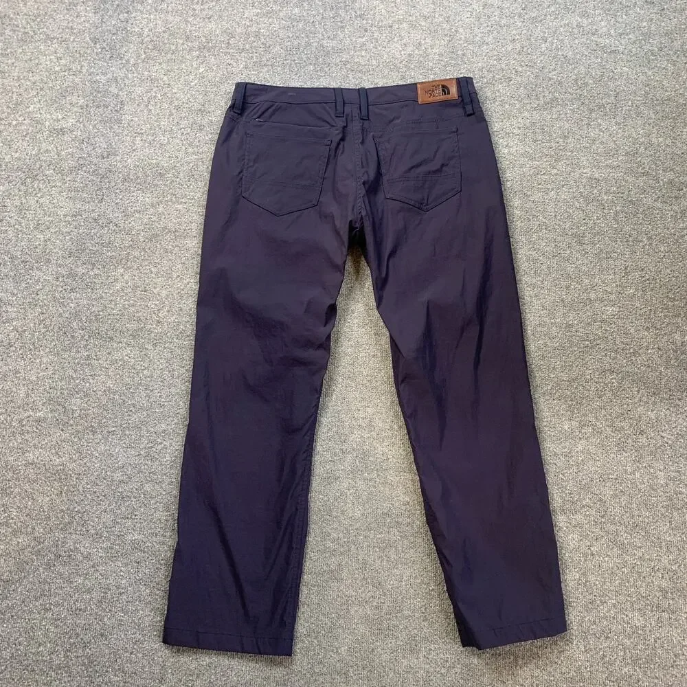 The North Face Pants Mens 36 Navy Sprag 5-Pocket Nylon Stretch Performance Chino